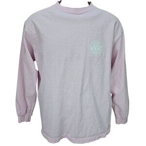 Vans "Off The Wall" Medium Streetwear Pink Long Sleeve T-Shirt